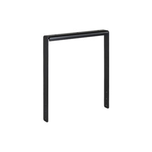 UB 15 svart pulverlackerad U-bygel för horisontell installation av PA-högtalare.