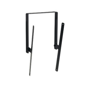 UB 212 svart pulverlackerad monteringsbygel för professionella högtalarsystem.