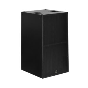 B 218 professionell dubbel 18-tums basreflex-subwoofer.
