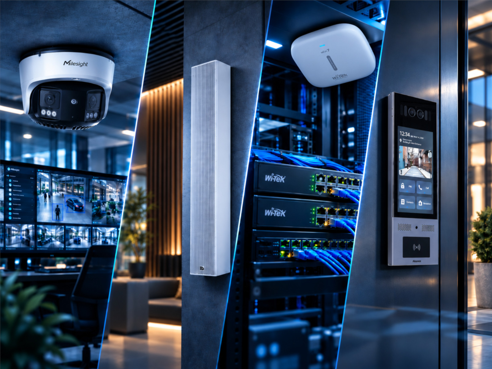 B2B leverantör av kameraövervakning, ljud, nätverk och porttelefoni