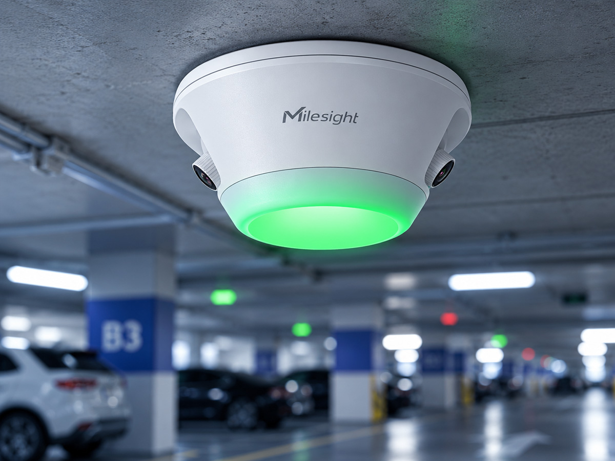 Milesight parkeringskamera med NDAA